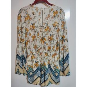 Chloe and Katie one piece long sleeve top with shorts on bottom size medium